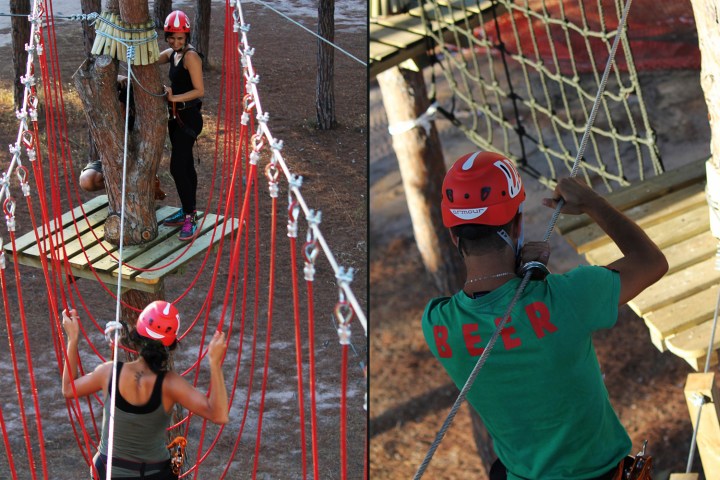 Tourist at Pula Adventure Park